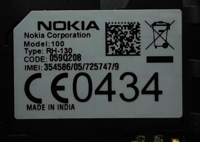 Nokia 100 Vintage Mobile Phone - Image 3