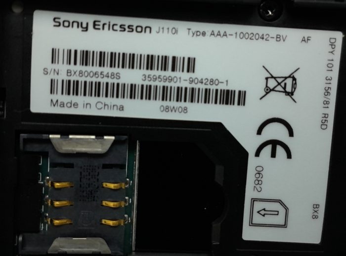 Sony Ericsson J110i Mobile Phone - Image 3