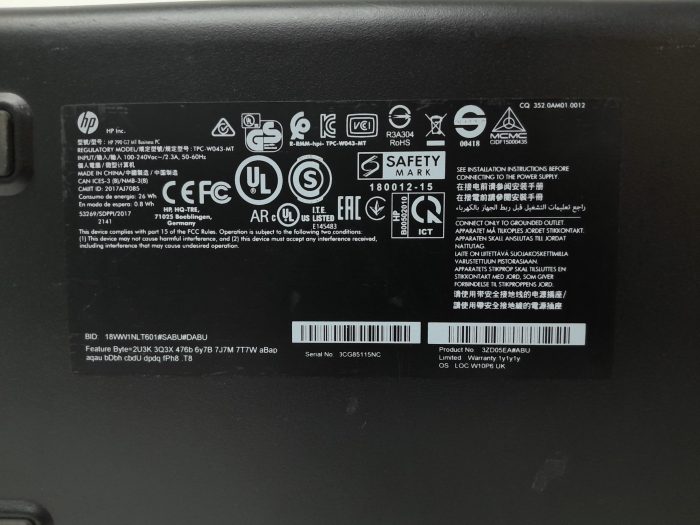 HP 290 G2 - Tower - i3-8100 3.6GHz - 4GB - 256GB SSD - Windows 11 Home - Image 4