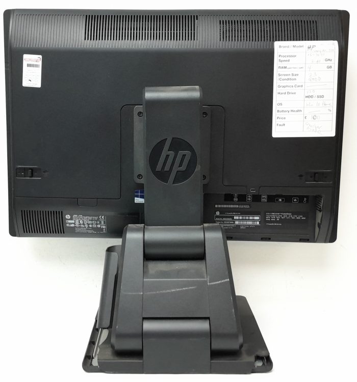 All In One Pc - HP Compaq Elite 8300 - i5-3570 3.4GHz - 4GB Ram - 23" - 120GB SSD - Windows 10 Home - Image 6