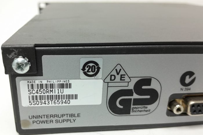 APC Smart-UPS SC 450 SC450RMI1U Uniterrupted Power Supply (UPS) - Image 3