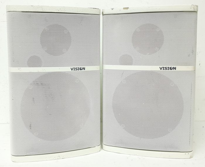 Vision SP-1600 White Speakers (Pair) - Image 2