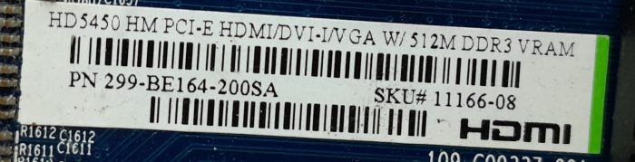 109-C09337-00A HD 5450 HM PCI-E HDMI/DVI/VGA 512M DDR3 - Image 3
