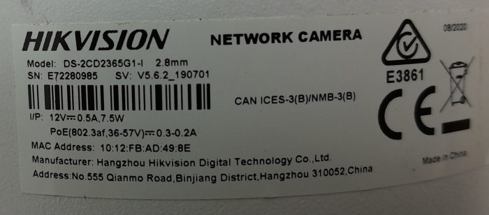 Hikvision DS-2CD2365G1-I CCTV Network Camera - Image 3