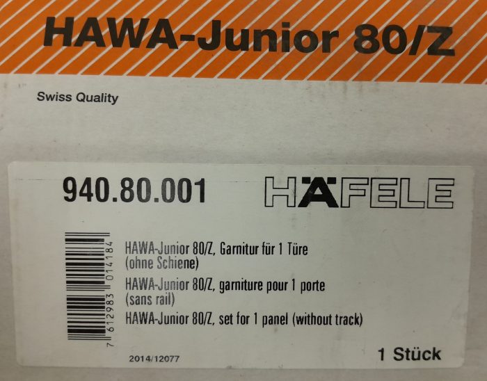 Hawa Hawa-Junior 80/Z (940.80.001) Sliding Door Hardware - Image 3