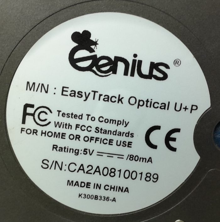 Genius EasyTrack Optical U + P USB Wired Optical Mouse with PS/2 Connector - Image 3