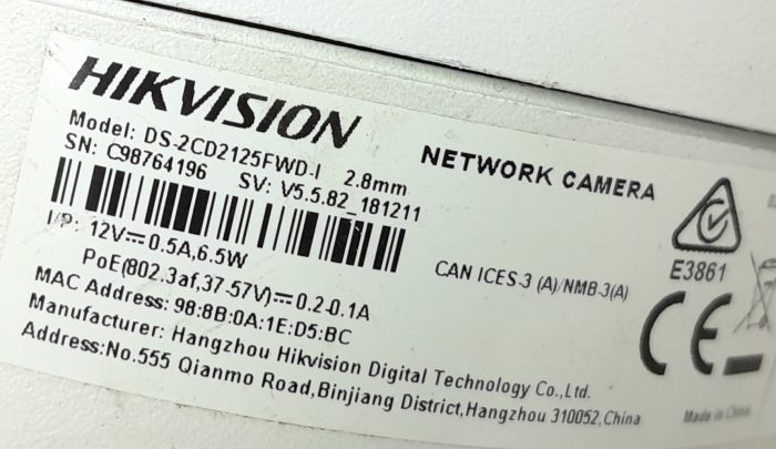 Hikvision DS-2CD2125FWD-I CCTV Network Camera - Image 3