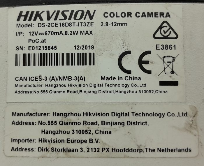 Hikvision DS-2CE16D8T-IT3ZE CCTV Network Camera - Image 3