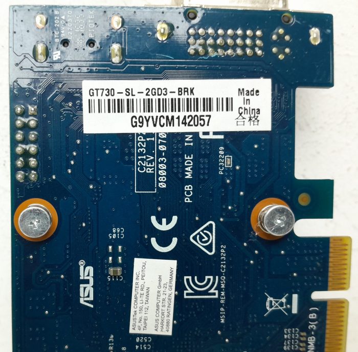 Asus GT730-SL-2GD3-BRK Graphics Card - Image 3