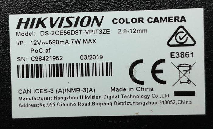 Hikvision DS-2CE56D8T-VPIT3ZE CCTV Network Camera - Image 3