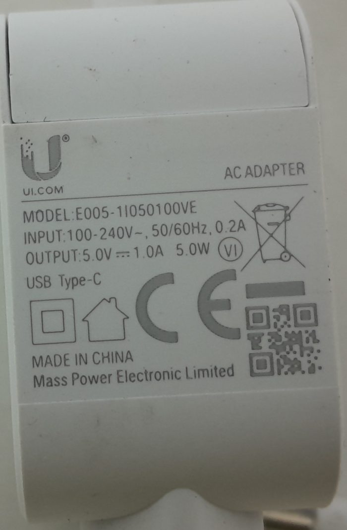 Joblot 2x Ubiquiti E005-1I050100VE USB C Chargers - Image 3
