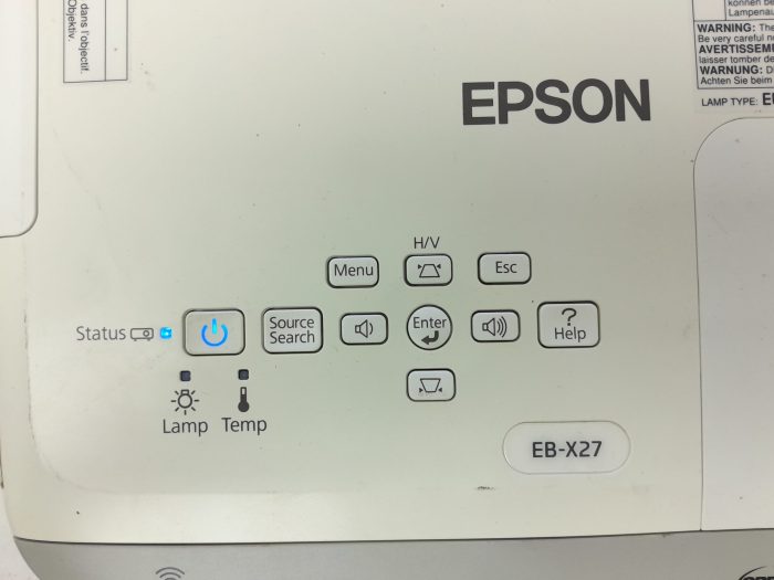 Epson H692B EB-X27 VGA HDMI LCD Projector 4175 Lamp Hours Used - Image 6