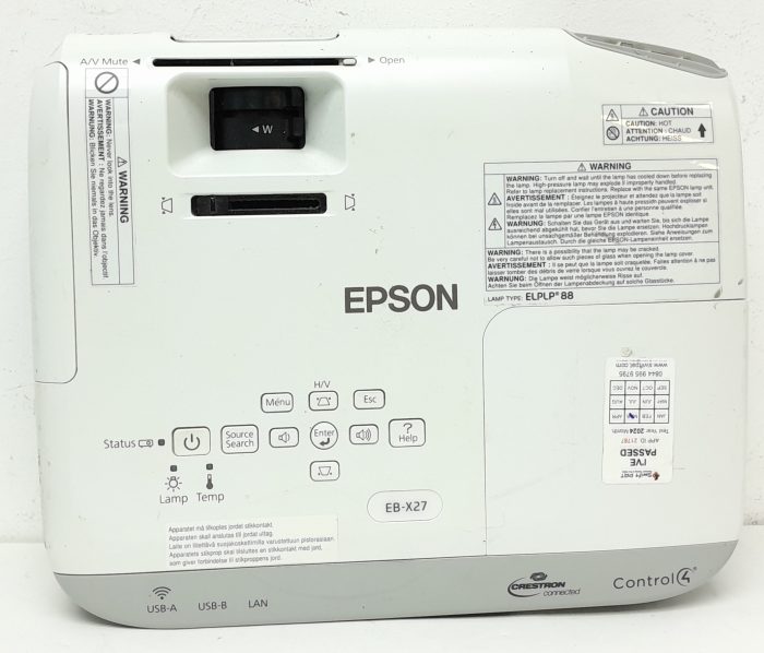 Epson H692B EB-X27 VGA HDMI LCD Projector - Image 4