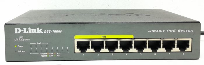 D-Link DGS-1008P 8 Port Gigabit PoE Switch - Image 2