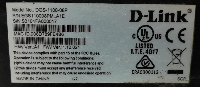 D-Link DGS-1100-08P 8 Ports Easy Smart Switch - Image 3