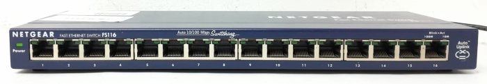 Netgear FS116 Fast Ethernet 16 Port Fast Ethernet Switch - Image 2
