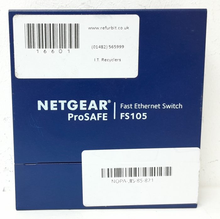 Netgear ProSafe FS105 V3	5 Port 10/100 Switch - Image 5