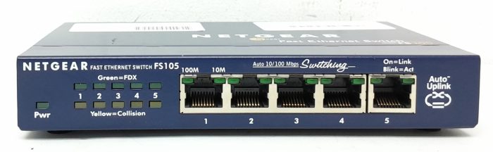 Netgear FS105 5 Port 10/100 Mbps Fast Ethernet Switch - Image 2