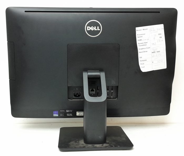 All In One PC - Dell OptiPlex 9030 - i3-4160 @ 3.60GHz - 4GB Ram - 23" - 240GB SSD - Windows 11 Pro - Image 6