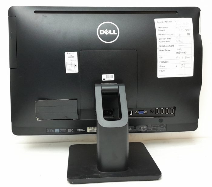 All In One PC - Dell OptiPlex 3030 - i5-4590S @ 3.00GHz - 4GB Ram - 19.5" - 240GB SSD - Windows 11 Home - Image 5