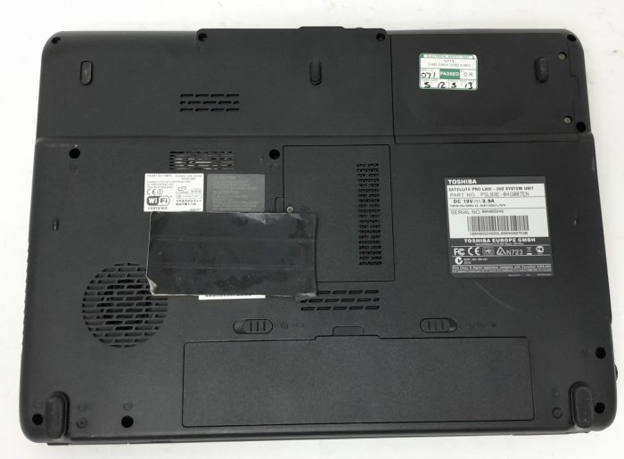 Cheap Windows Laptop - Toshiba Satellite Pro L300-29D (PSLB9E-04G007EN) - Celeron 2 Duo T5870 2GHz - 2GB Ram - 15.4" - 250GB HDD - Windows 10 Pro - Image 5