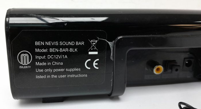 Ben Nevis Sound Bar BEN-BAR-BLK - Image 3