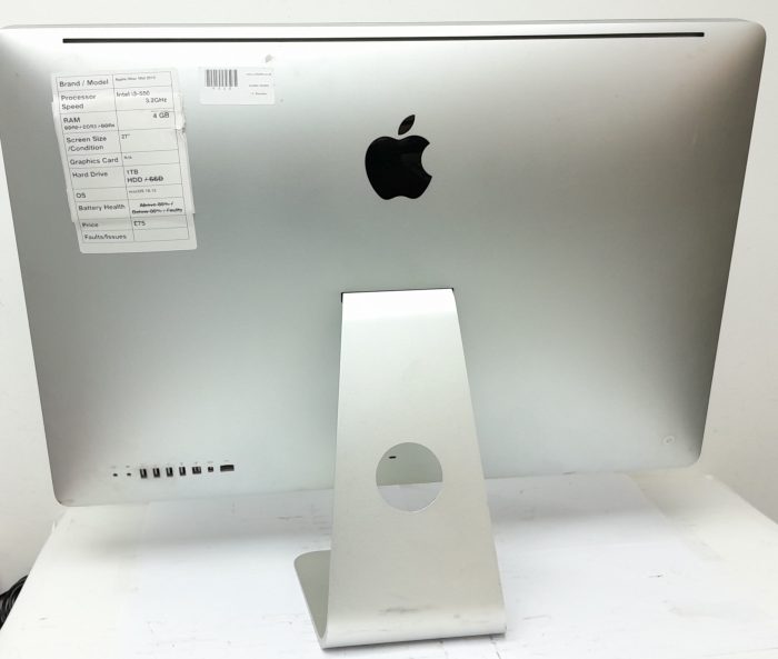 Apple iMac A1312 - Intel i3-550 Dual @ 3.2GHz - 4GB Ram - 27" - 240GB SSD - High Sierra OSX 10.13 Mid 2010 - Image 4