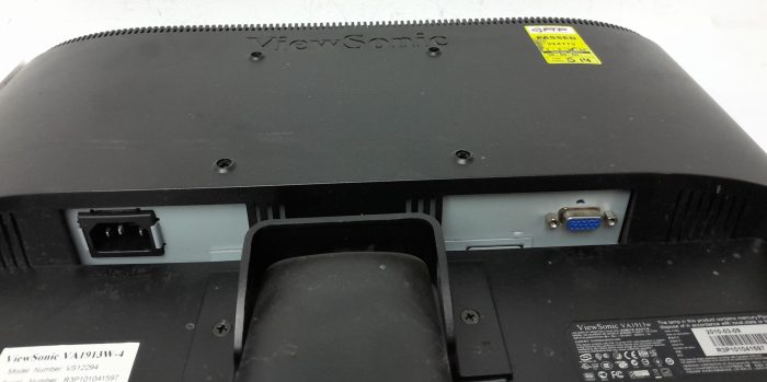 ViewSonic Monitor 18.5" VGA LCD VS12294 (VA1913w) - Image 5