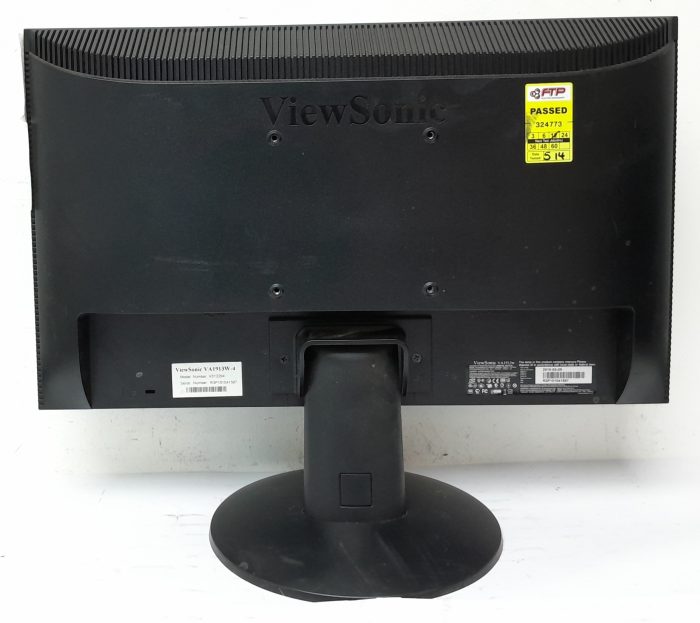 ViewSonic Monitor 18.5" VGA LCD VS12294 (VA1913w) - Image 4