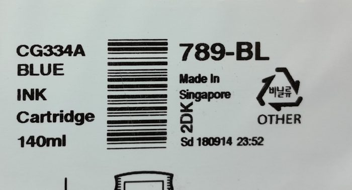 Pitney Bowes Ink Cartridge Blue 789-BL 140ml - Image 3