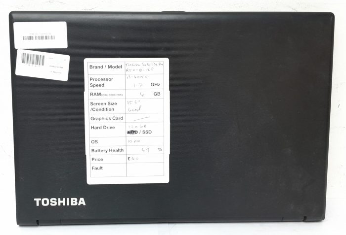 Cheap Windows Laptop - Toshiba Satellite Pro R50-B-12P - i3-4005U 1.7GHz - 4GB Ram - 15.6" - 120GB SSD - Windows 10 Pro - Image 4