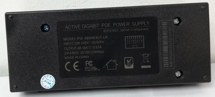 Ptzlink PoE Power Adapter Active Gigabit PSE-480063GT-UK - Image 4