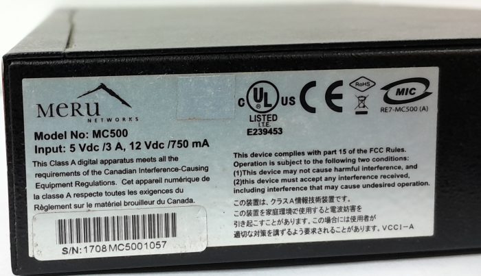 Meru Wireless LAN Controller MC500 - Image 3