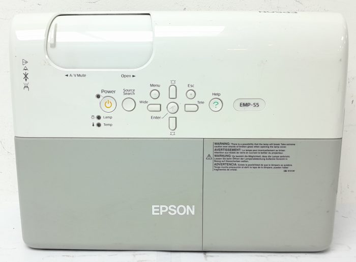 Epson Projector VGA with 198 Lamp Hours Used EMP-S5 - Image 4