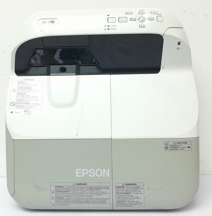 Epson Projector HDMI VGA with 4538 Lamp Hours Used EB-470 H456B - Image 7