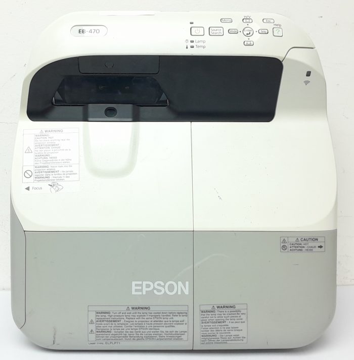 Epson Projector HDMI VGA with 8027 Lamp Hours Used EB-470 H456B - Image 7