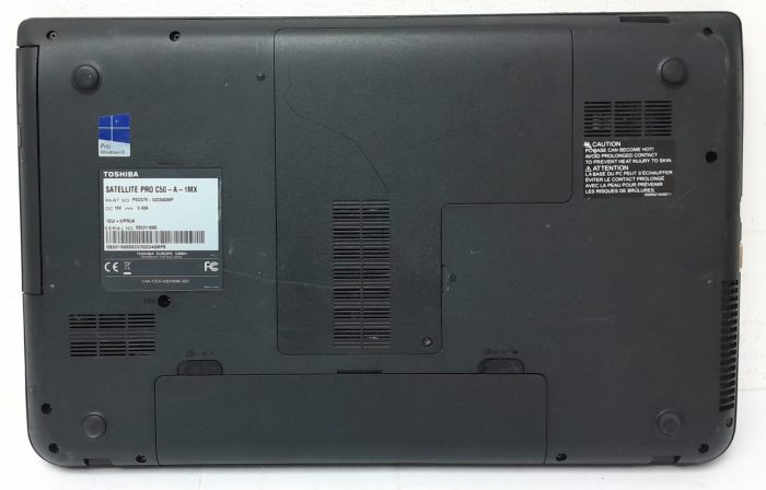 Toshiba Windows Laptop Satellite Pro C50-A-1MX - i3-3110M @ 2.40GHz - 4GB RAM - 15.6" - 120GB SSD - 10 Pro - Image 4