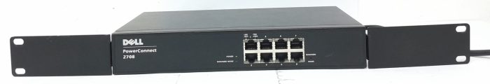 Dell Desktop Ethernet Switch 8 Ports Gigabit PowerConnect 2708 - Image 2