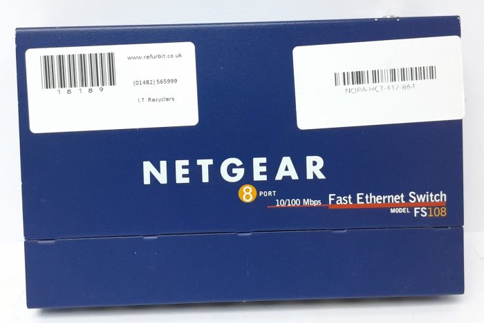 Netgear Fast Ethernet Switch 8 Port 10/100 ProSafe FS108 - Image 5