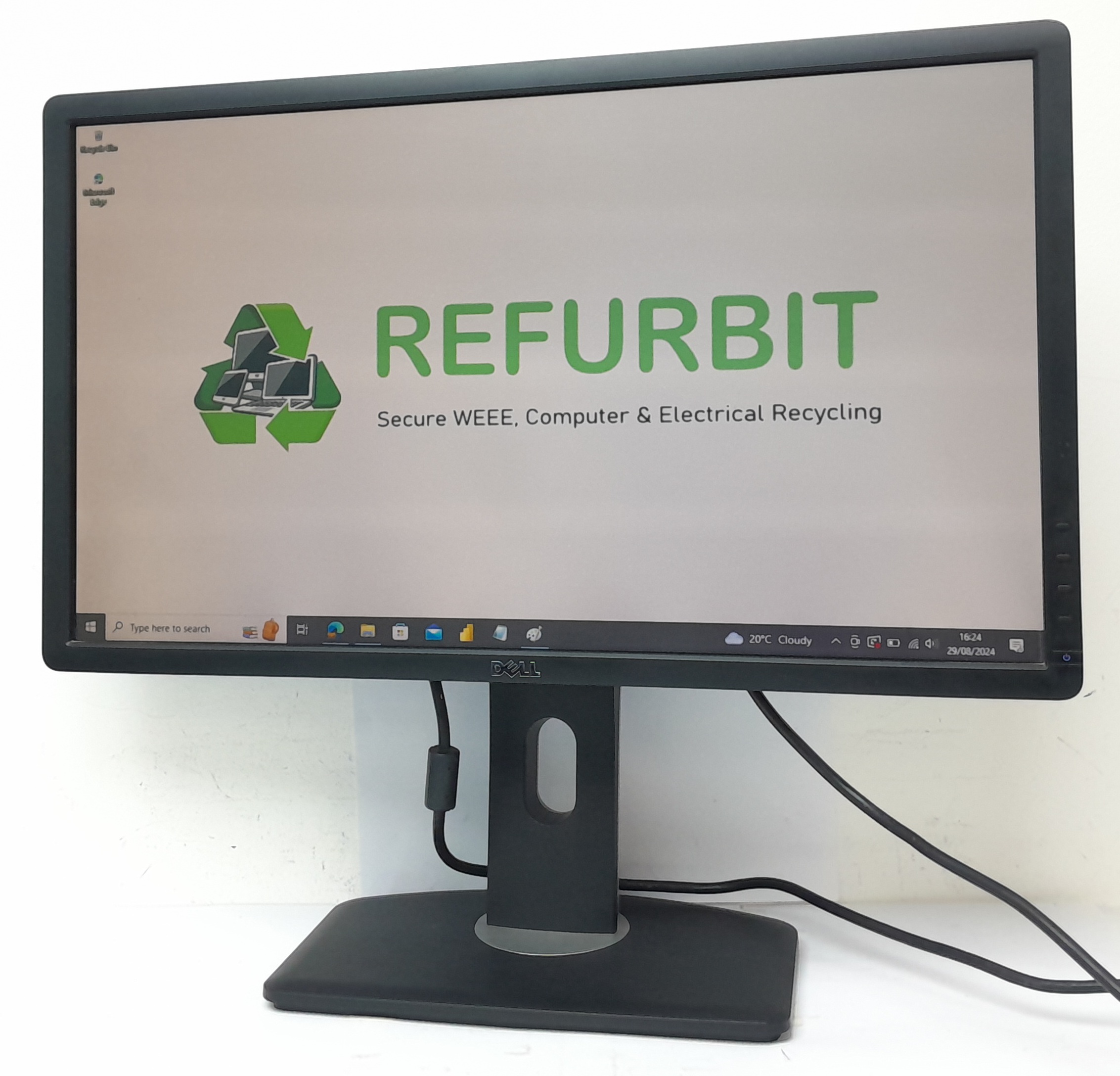 20240829_162440 Dell DVI VGA Monitor 24" P2412Hb - Image 1