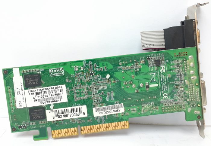 VGA TV Graphics Card DDR2 DVI 6200A 256/64Bit - Image 4