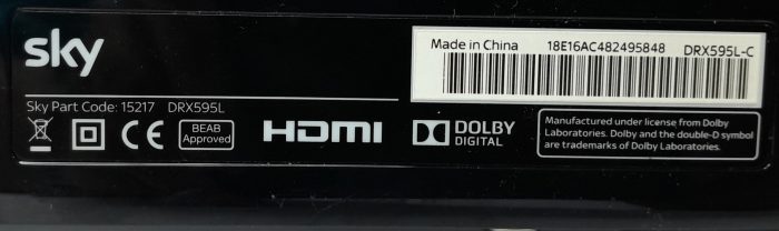 Sky HD Media Box DRX595L - Image 3