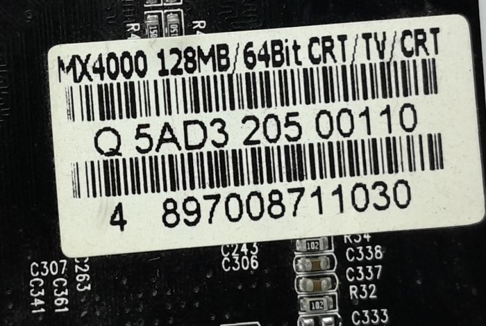 Graphics Card 128MB 64Bit CRT/TV/CRT MX4000 - Image 3