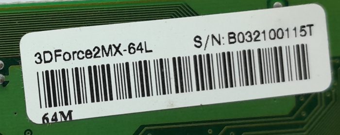 Graphics Card 3DForce2MX-64L - Image 3