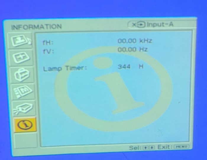 Sony VGA Projector with 344 Lamp Hours Used VPL-CS5 - Image 2