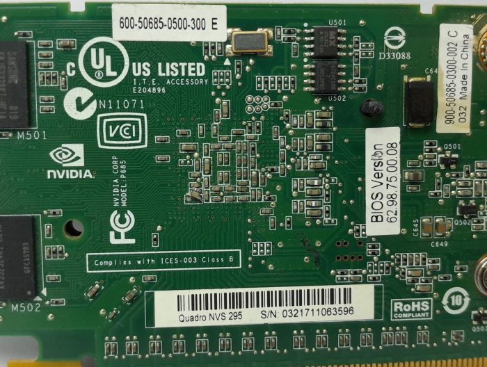 Nvidia Graphics Card Quadro NVS 295 - Image 3