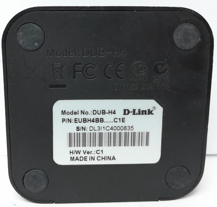 D Link External High Speed Plug 4-Port DUB-H4 - Image 3