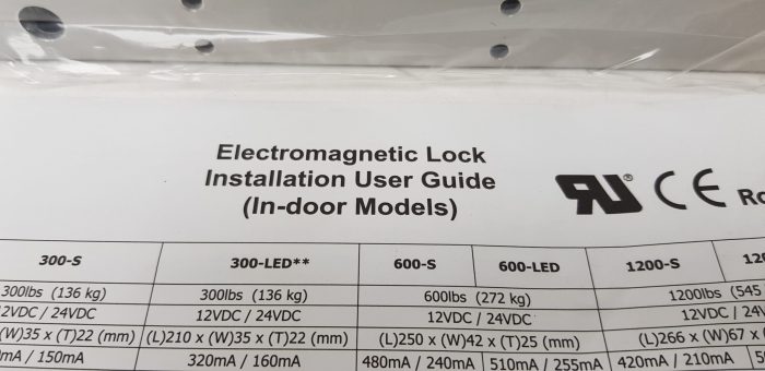 Magnetic Door Lock FB-600 - Image 3