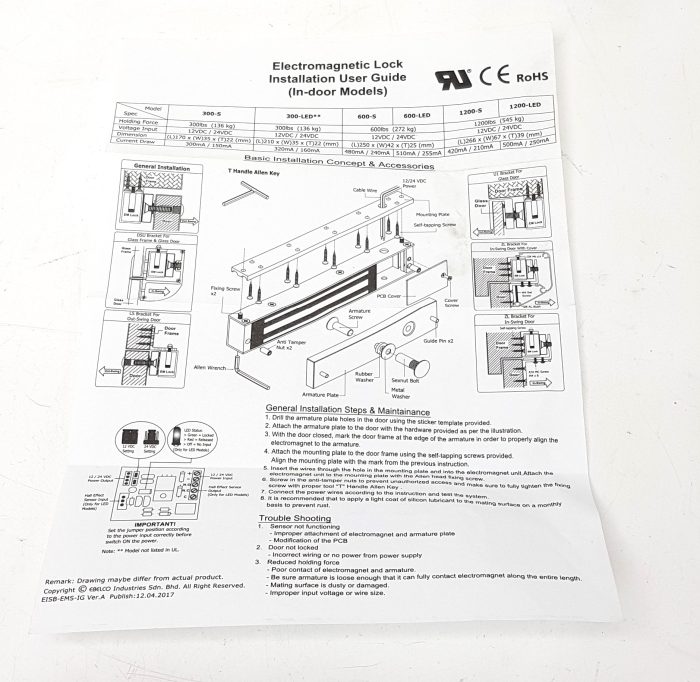 Magnetic Door Lock FB-600 - Image 6