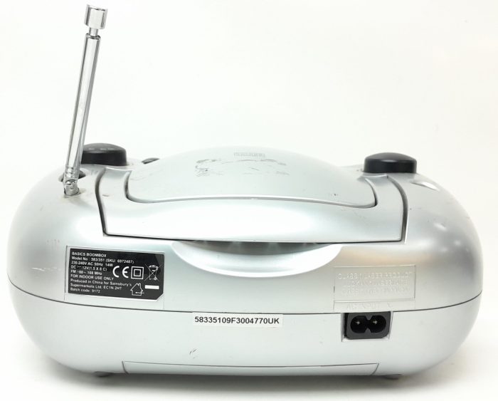 Basics BoomBox Radio CD Player 583/351 - Image 5